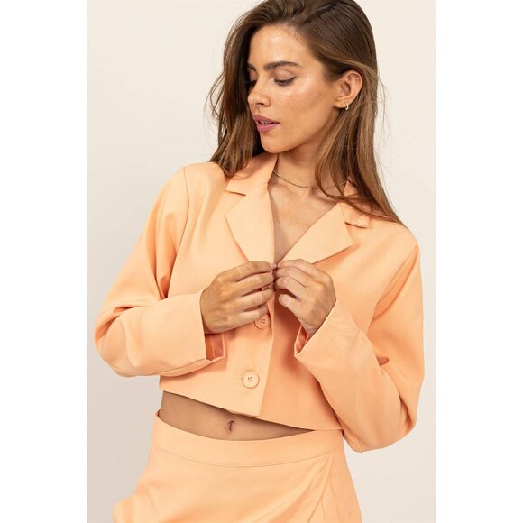Peach Crop Blazer - Picture 1 of 3
